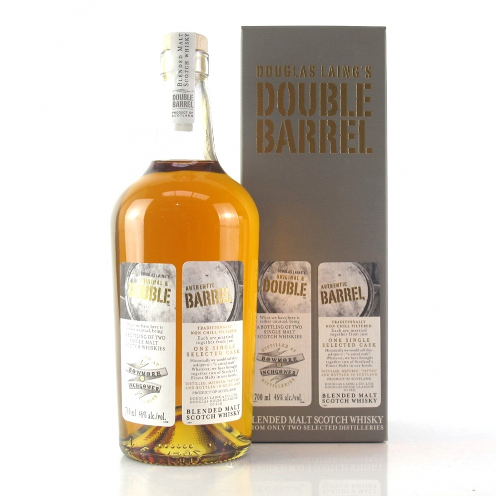 WHISKY DOUGLAS DOUBLE BARREL BOWMORE INCHGOWER