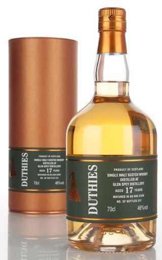 WHISKY DUTHIES ABERLOUR 17Y 46°