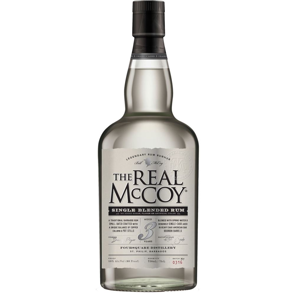 RHUM THE REAL McCOY 3Y WHITE RUM 46°
