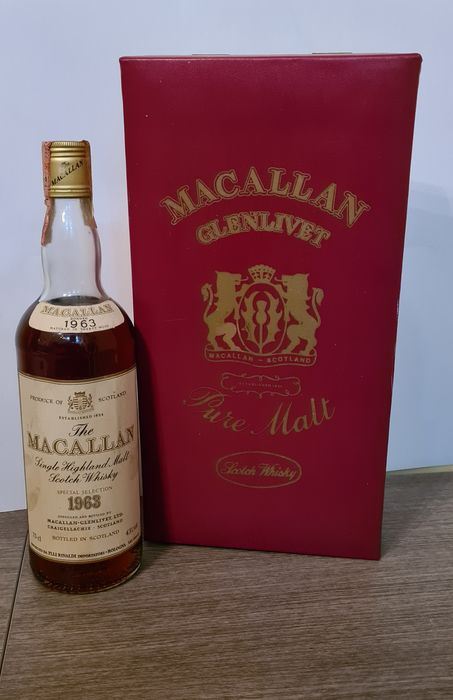 WHISKY MACALLAN 1963 SPECIAL SELECTION 43% RED BOX