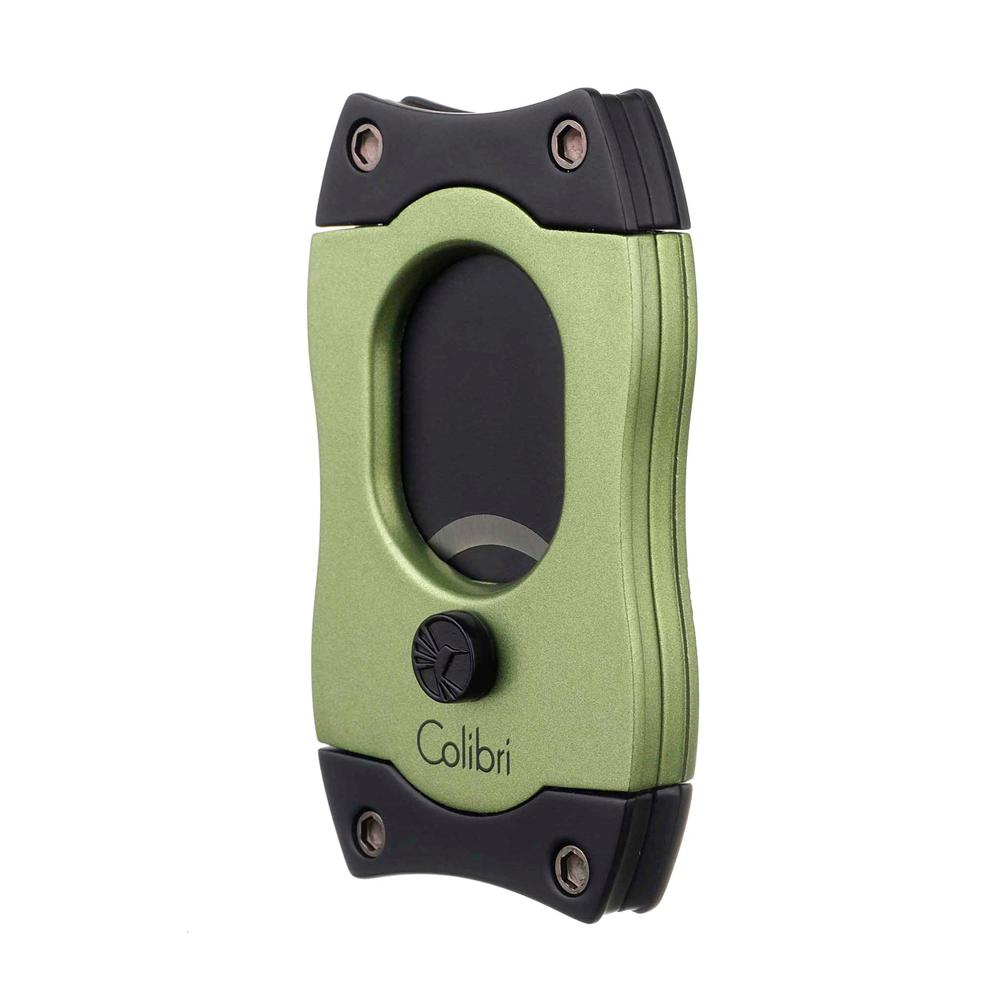 CIGAR CUTTER COLIBRI S-CUT GREEN BLACK BLADES