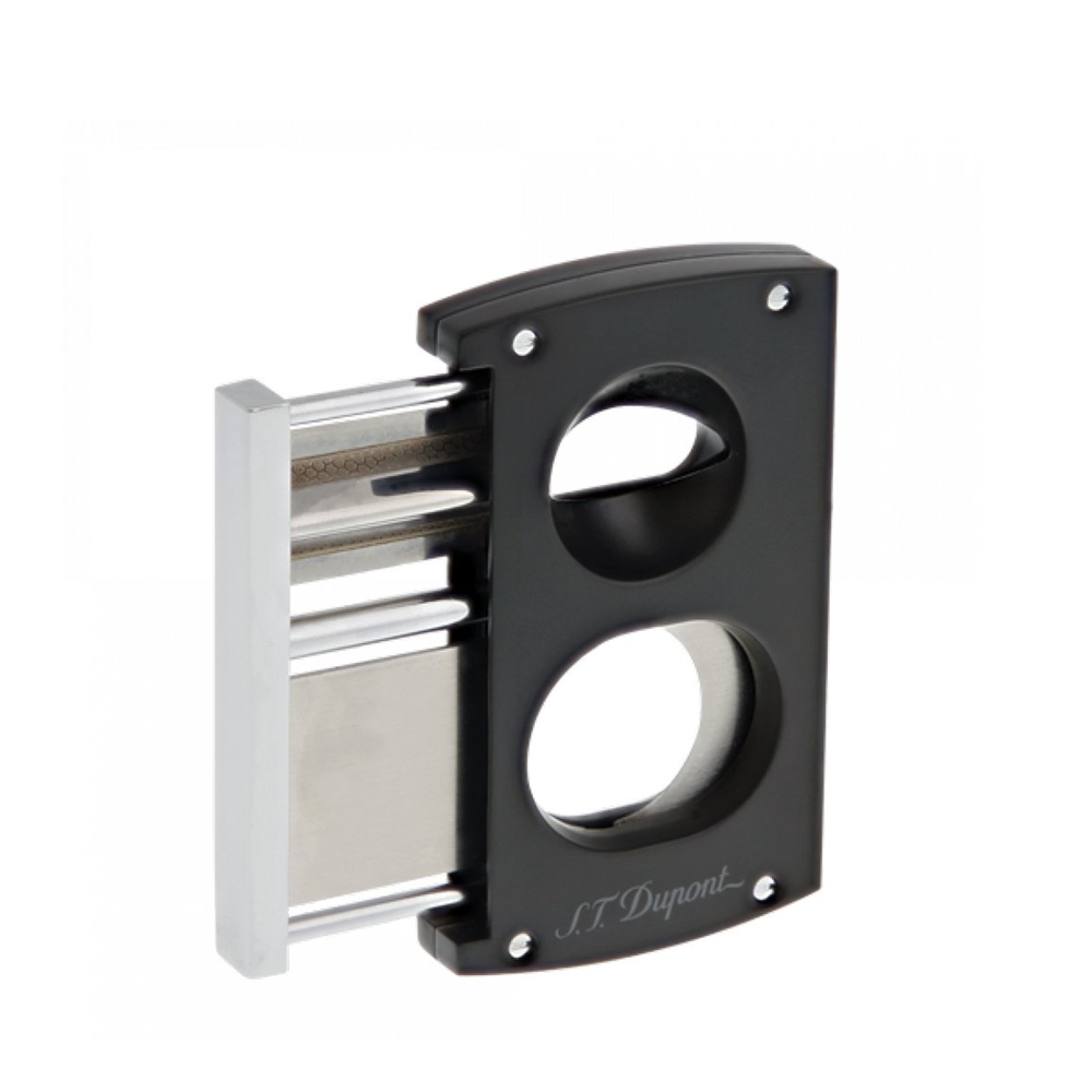 CIGAR CUTTER ST DUPONT DOUBLE BLADE BLACK