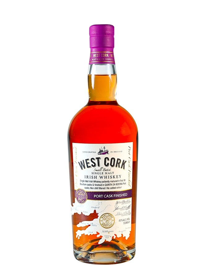 WHISKY WEST CORK PORT FINISH 43%