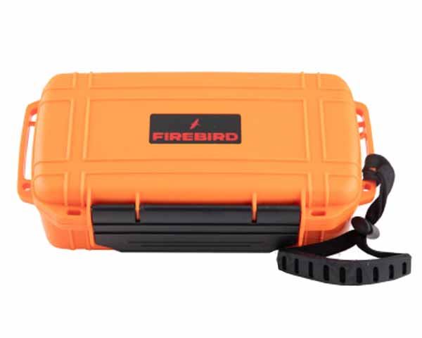 HUMIDOR TRAVEL FIREBIRD 10 CIGARS ORANGE