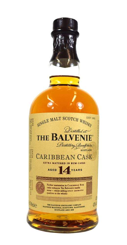 WHISKY THE BALVENIE 14 YEARS CARIBBEAN CASK 43°