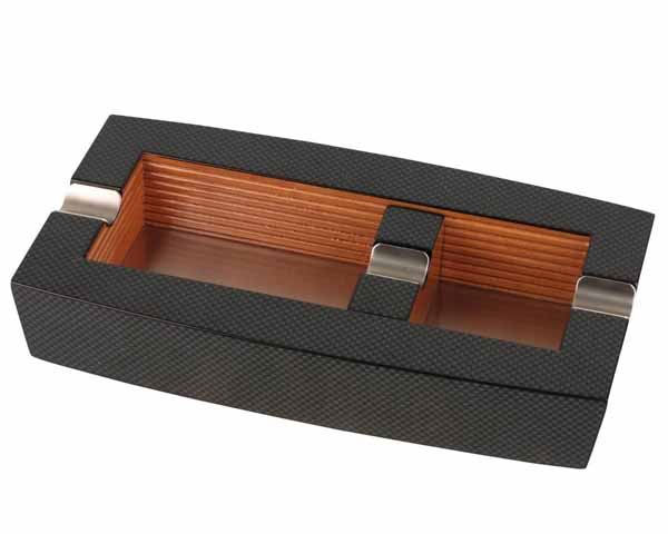 ASHTRAY CIGAR 524551 CARBON/BOIS 25X14X4.5