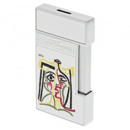 LIGHTER ST DUPONT SLIMMY PICASSO WHITE