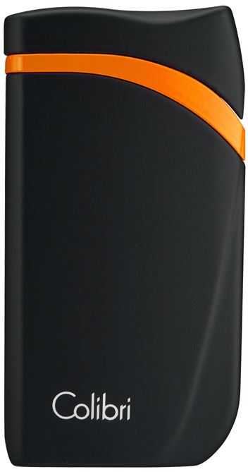 LIGHTER COLIBRI FALCON BLACK/ORANGE