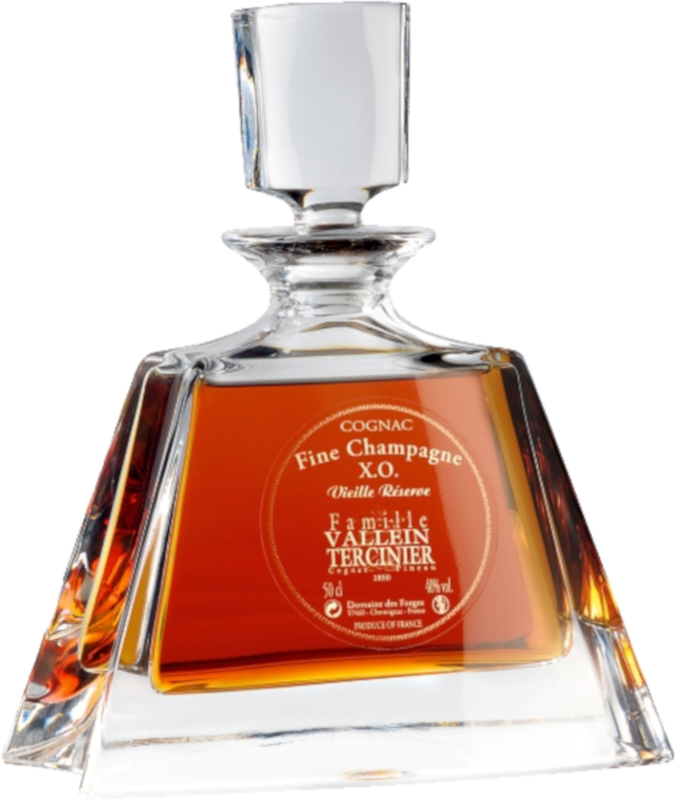 COGNAC VALLEIN TERCINIER XO FINE CHAMPAGNE CARAFE GREG 40%