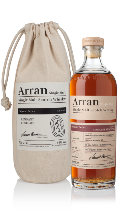 WHISKY ARRAN SIGNATURE 1 RENEGADE 46°