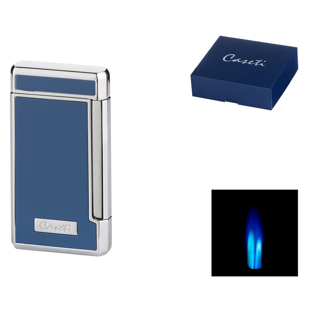 LIGHTER CASETI PARIS DOUBLE JET BLUE