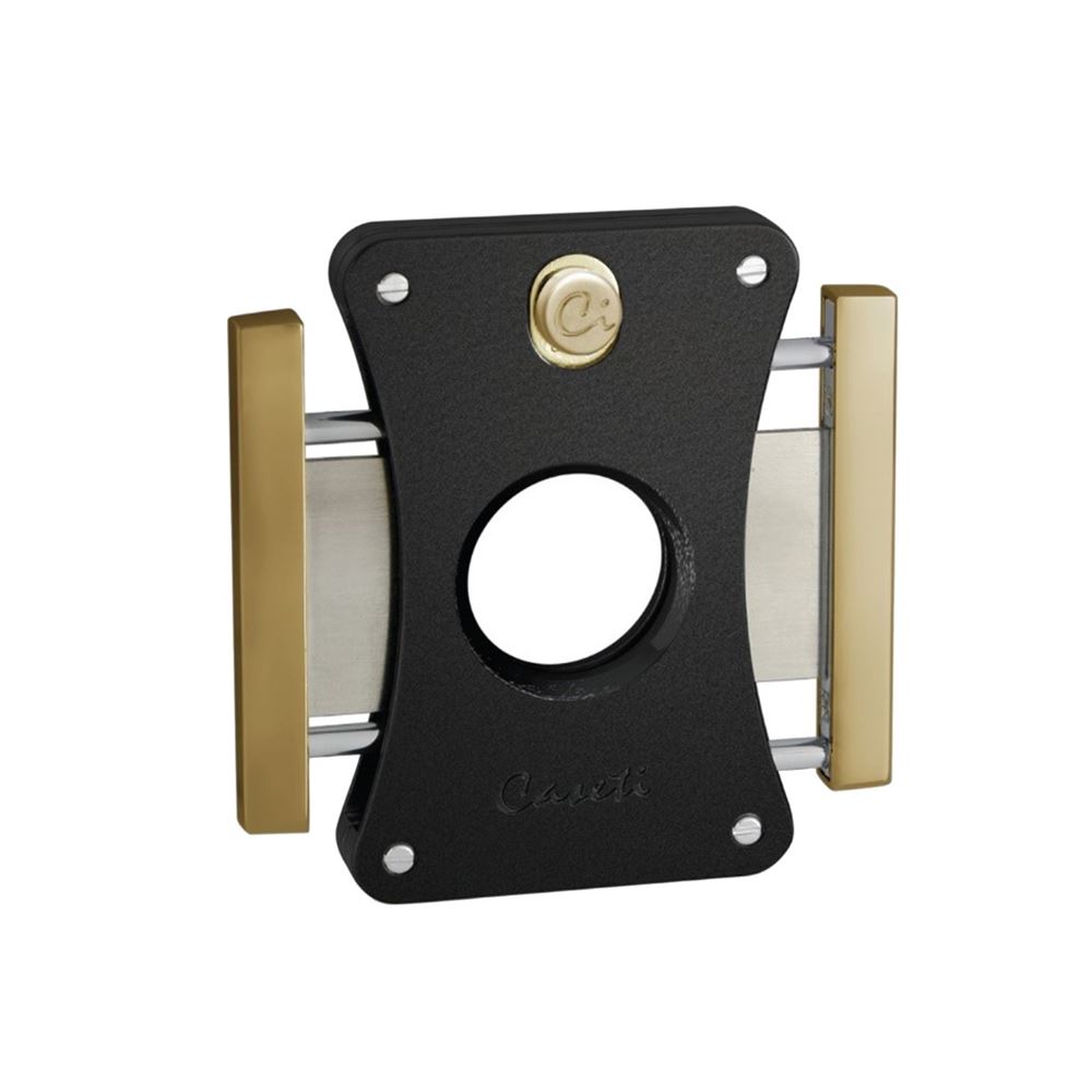 CIGAR CUTTER CASETI GOLD MATT BLACK
