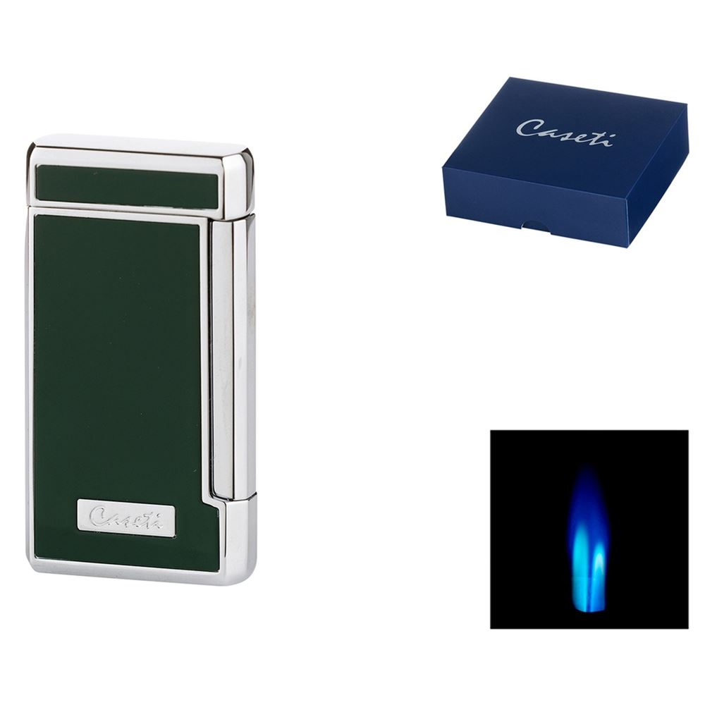 LIGHTER CASETI PARIS DOUBLE JET GREEN