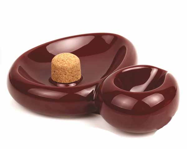 ASHTRAY POUR PIPE W1012 SAVINELLI SIDECAR ROUGE