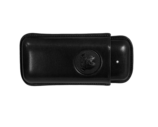 CIGAR CASE DUNHILL BULLDOG 2 ROBUSTOS BLACK