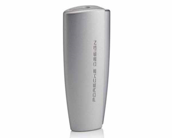 LIGHTER PORSCHE DESIGN ROUND FLAT SILVER
