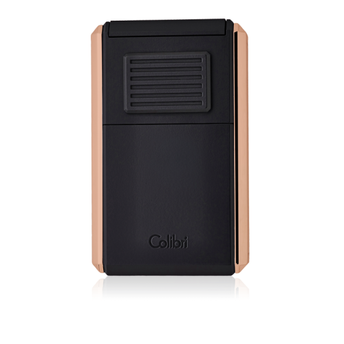 LIGHTER COLIBRI ASTORIA TRIPLE JET BLACK ROSE GOLD