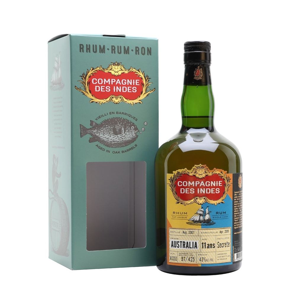 RHUM COMPAGNIE DES INDES AUSTRALIA 11 YEARS 43%