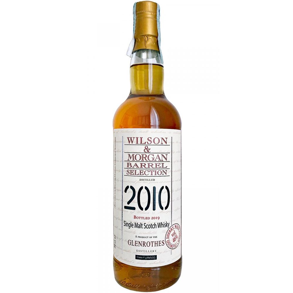 WHISKY GLENROTHES 2010 WILSON & MORGAN 46°
