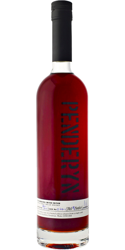WHISKY PENDERYN SINGLE MALT RUBY PORT FINISH PT88 2007 58°