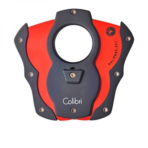 CIGAR CUTTER COLIBRI BLACK RUBBER/RD BLADES
