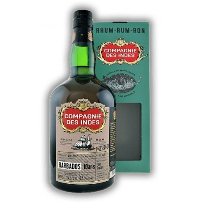 RHUM COMPAGNIE DES INDES BARBADOS FOURSQUARE 62,9%