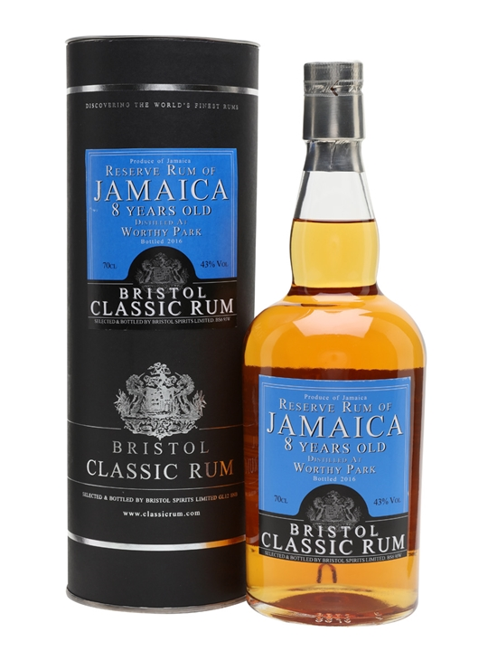 RHUM BRISTOL WORTHY PARK 8Y 43%