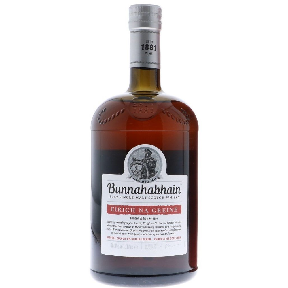 WHISKY BUNNAHABHAIN EIRIGH NE GREINE 46,3%