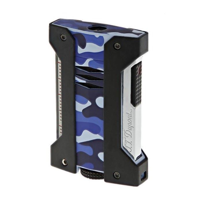 LIGHTER ST DUPONT DEFI EXTREME CAMO BLUE