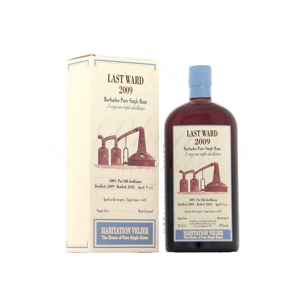 RHUM MOUNT GAY LAST WARD 2009 9Y 59° VELIER