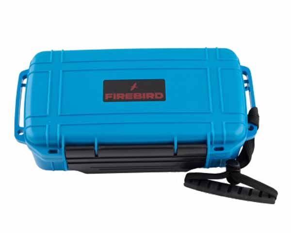 HUMIDOR TRAVEL FIREBIRD 10 CIGARS BLUE