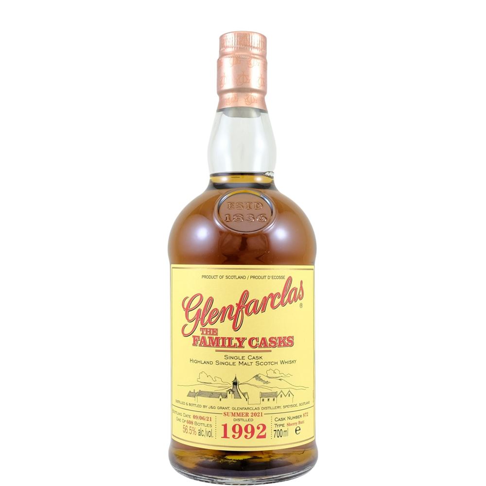 WHISKY GLENFARCLAS FAMILY CASK 1992 56.5% 70CL
