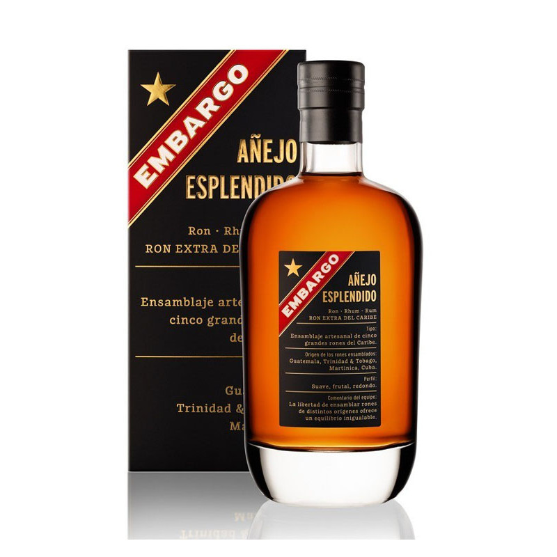 RHUM EMBARGO ESPLENDIDO CARIB BLEND  40%