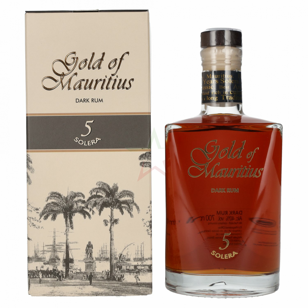 RHUM GOLD SOLERA 5 MAURITIUS 40°