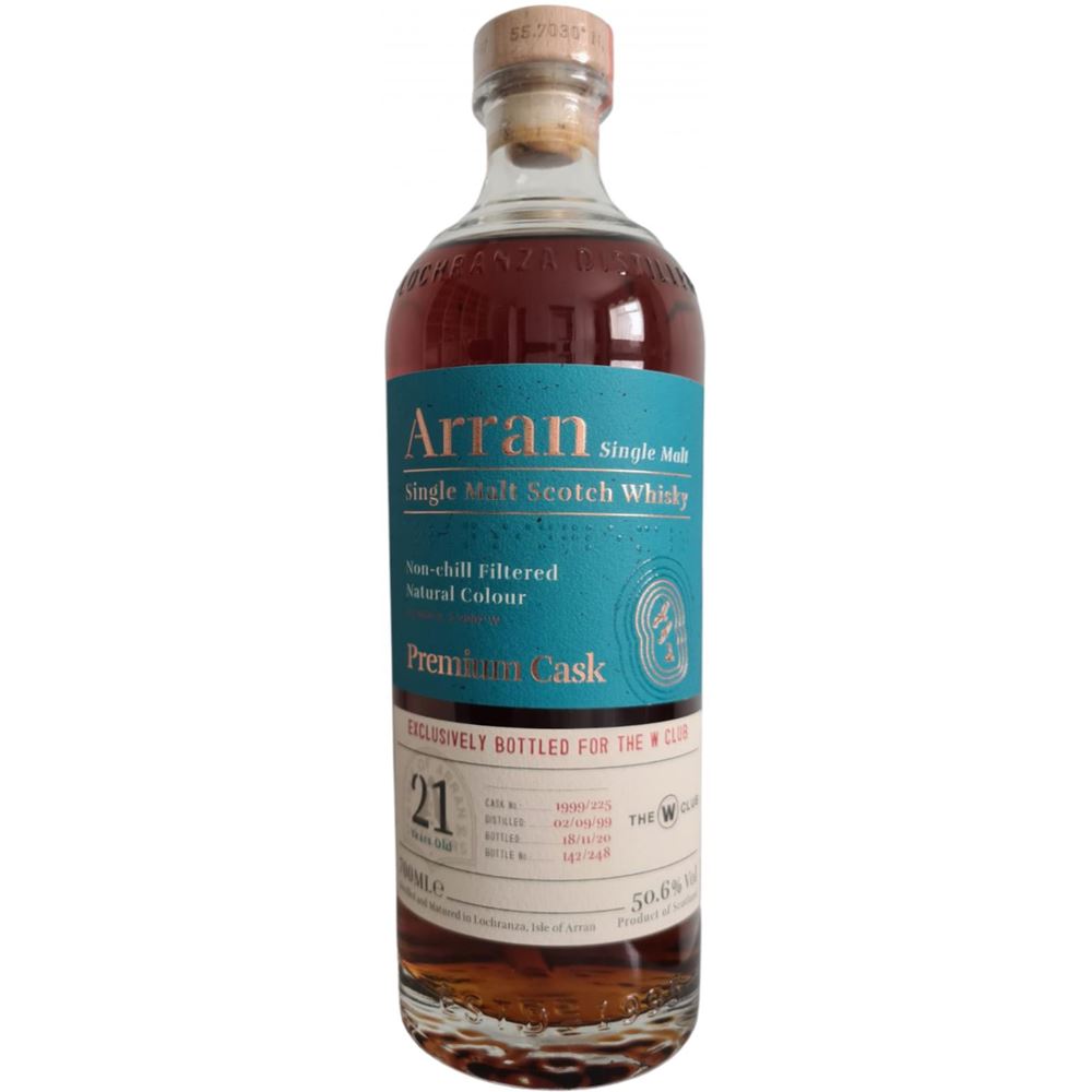 WHISKY ARRAN 1999 22Y 50.6° NEC