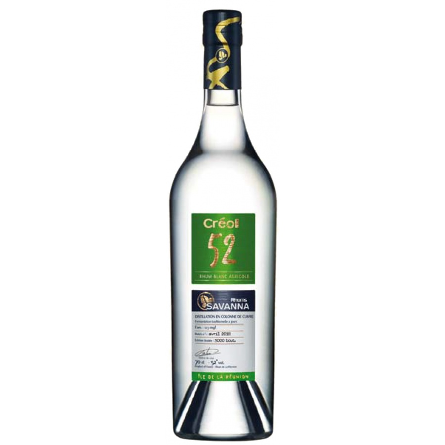 RHUM SAVANNA CREOL BLANC 52°