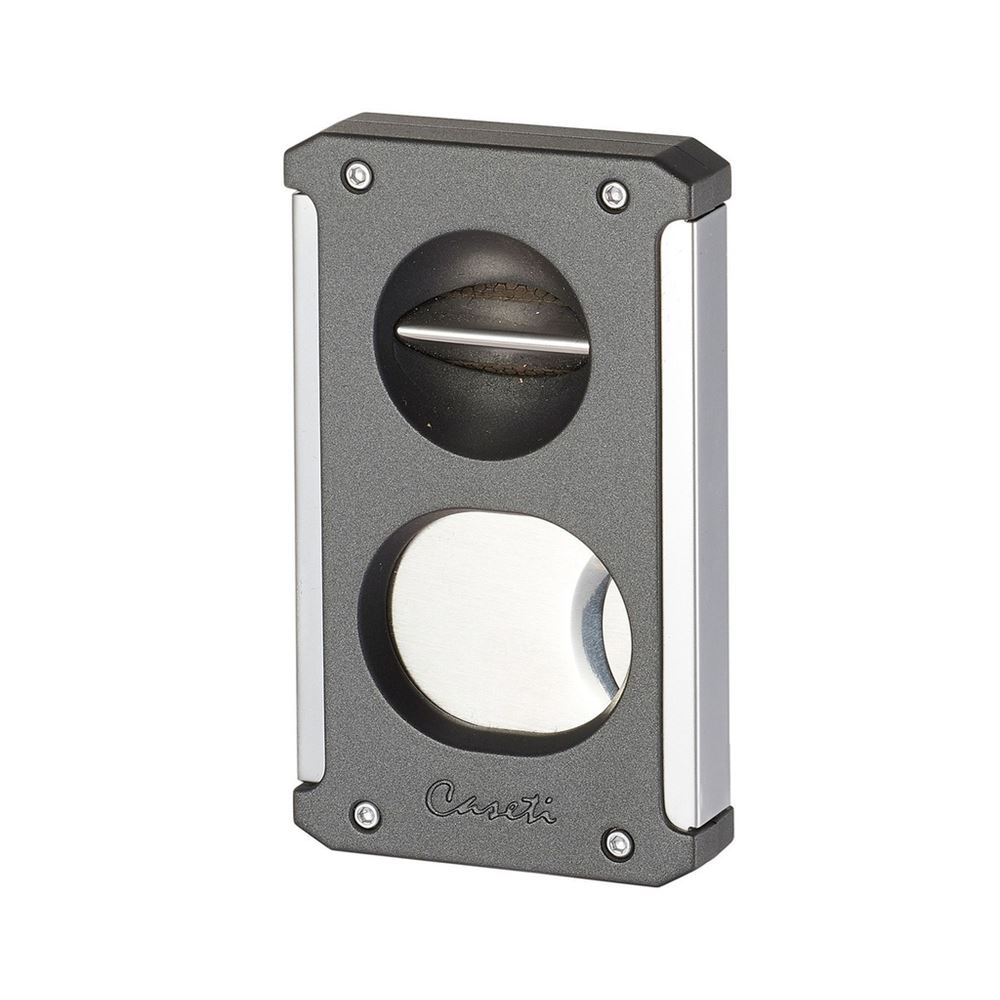 CIGAR CUTTER CASETI MULTI CHROME GREY MAT
