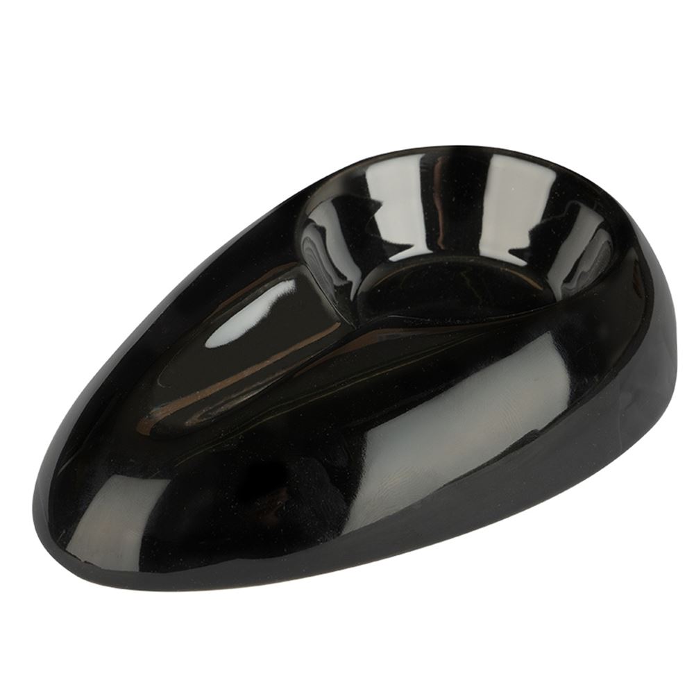ASHTRAY 1 CIGAR CERAMIC BLACK