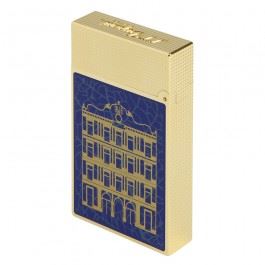LIGHTER ST DUPONT L2 PARTAGAS BLUE YELLOW GOLD