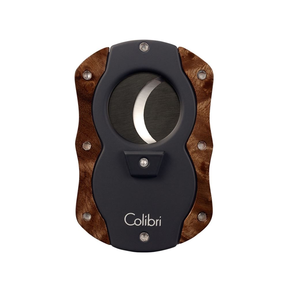 CIGAR CUTTER COLIBRI WOOD BLACK / DARK BURL