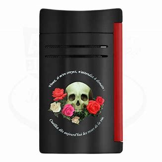 ST DUPONT LI MAXIJET MEMENTO MORI/BLACK
