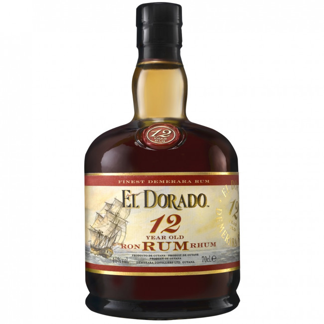 RHUM EL DORADO 12 YEARS 40° 0.7L
