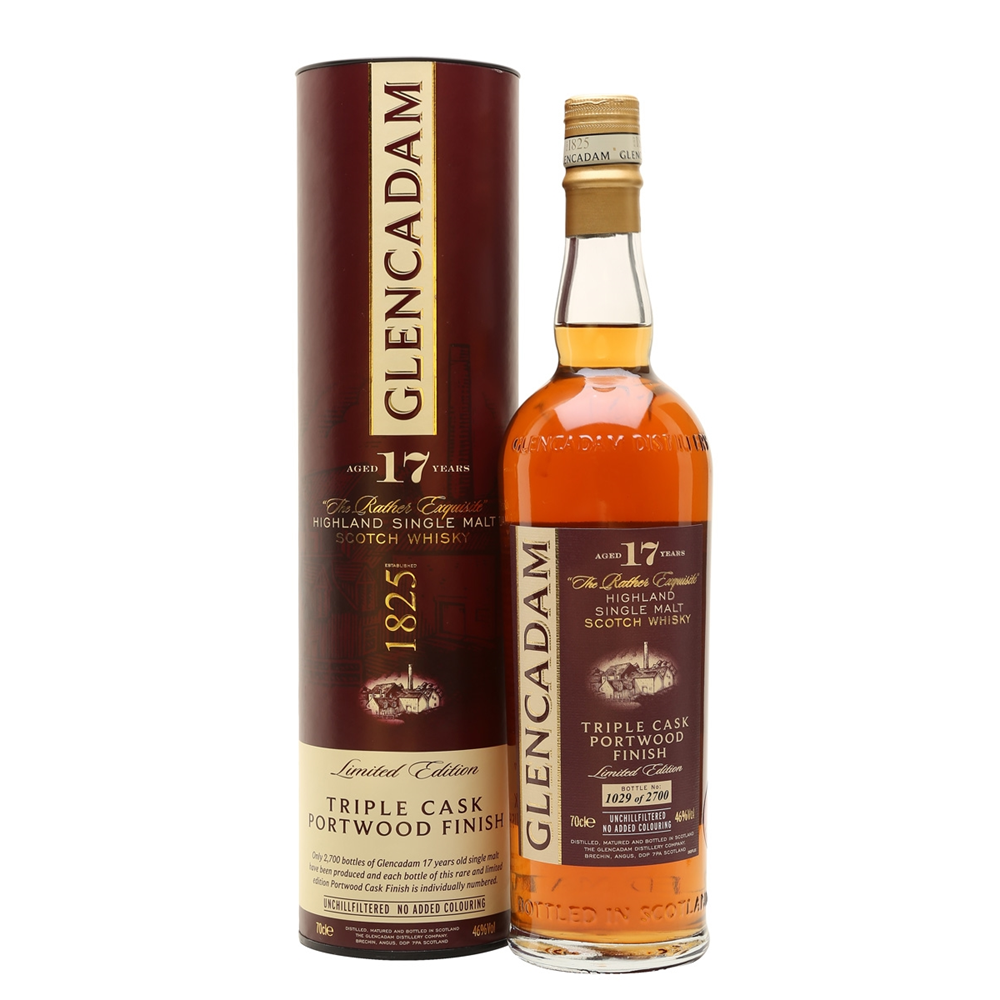 WHISKY GLENCADAM 17Y 46% PORT FINISH
