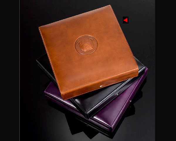 TRAVEL HUMIDOR DUNHILL BULLDOG 10 BROWN