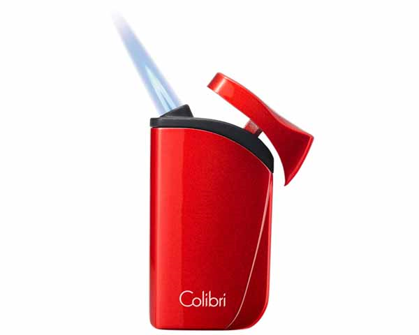 LIGHTER COLIBRI FALCON METAL RED