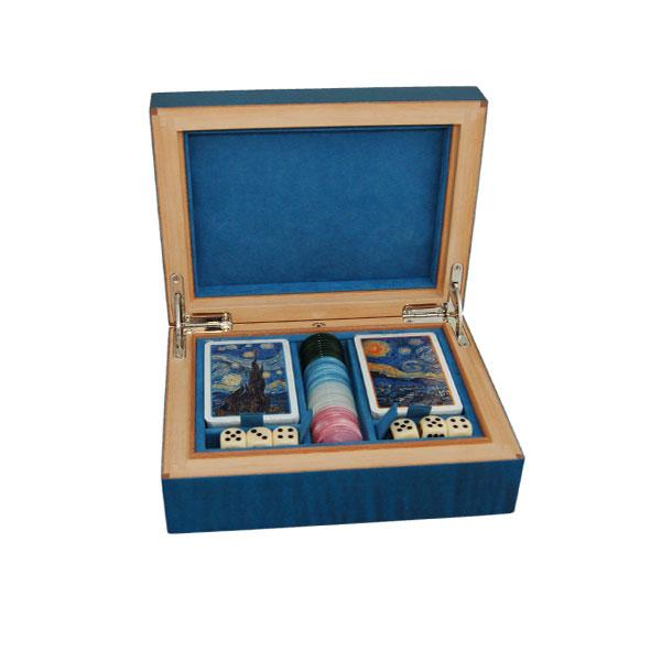 GAMES ELIE BLEU COFFRET JEUX CARTES SYCOMORE VIOLET